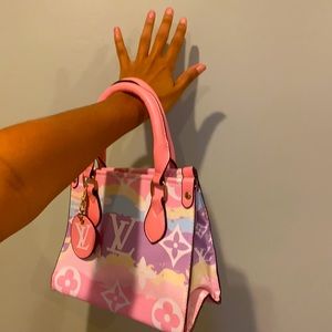 Baby pink purse
